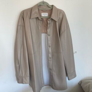 Aritzia Babaton Pelli Pleather Shacket